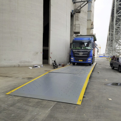 Ponte de pesagem para veículos motorizados de 10 a 150 t com interface RS232 e estrutura de aço precisa