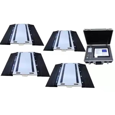 Balanças portáteis de carga de eixo alimentadas por bateria de lítio DC 12V com ecrã de toque