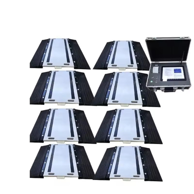 Balanças portáteis de carga de eixo alimentadas por bateria de lítio DC 12V com ecrã de toque