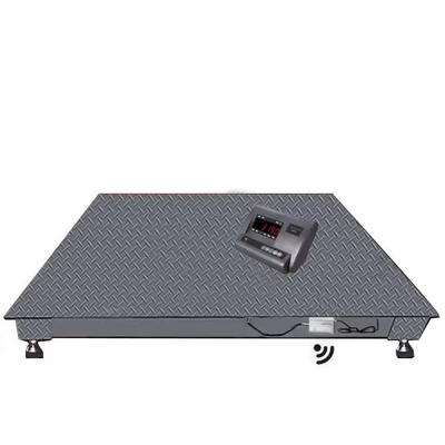 Escala de piso de 2000 kg de capacidade Escala de plataforma com superfície de pulverização automática